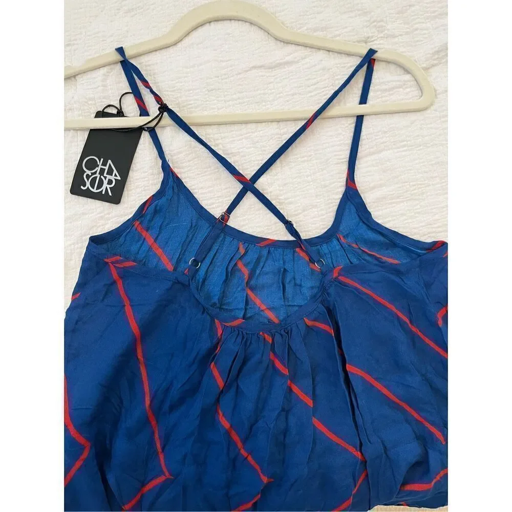Chaser Swim Cross Back Midi Cover Up NEW